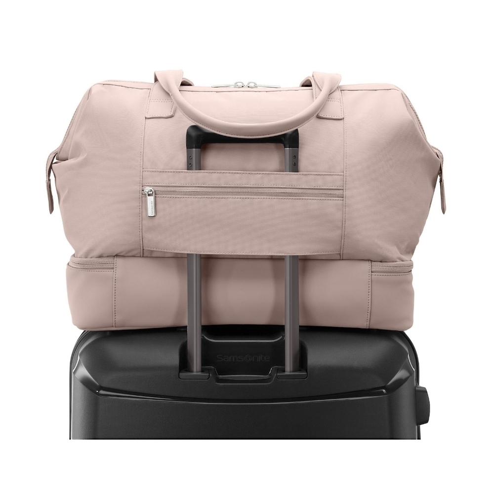 Samsonite Better Than Basic 14-inch Pink Weekender Carry-on Duffel Bag - Picture 11 of 13
